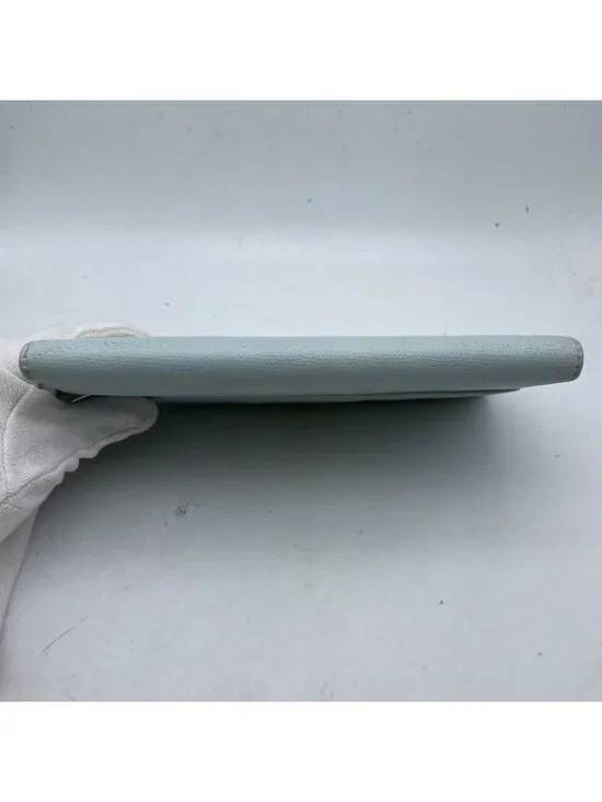 Chanel Coco Button Bifold Wallet Lime Green Card Billfold - Picture 6 of 16